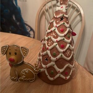 New ceramic gingerbread tree LED